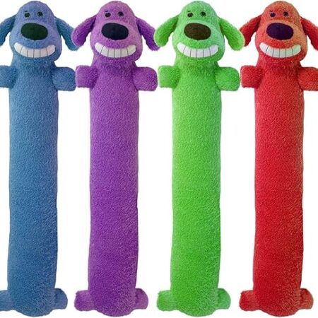 Multipet's Original Loofa Jumbo Dog Toy in Assorted Colors, 24-Inch